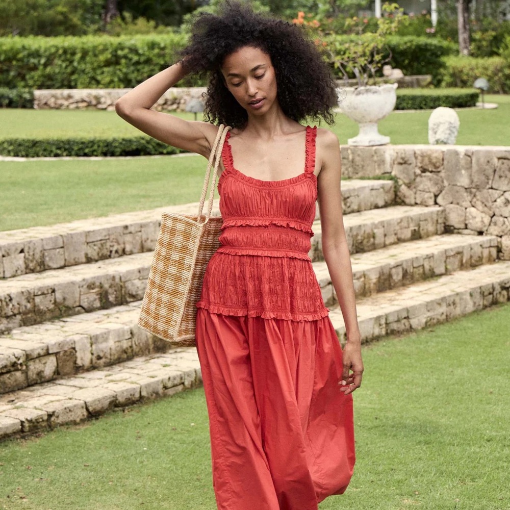 Dôen Marianne Dress in Red